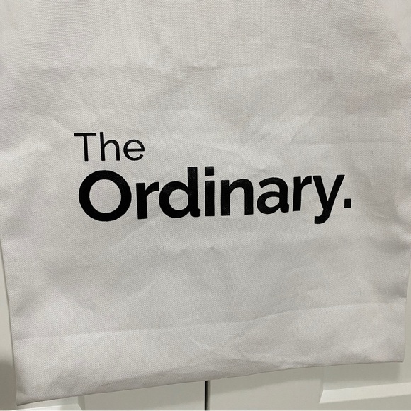 The Ordinary Skincare White Canvas Tote Bag - Picture 2 of 3